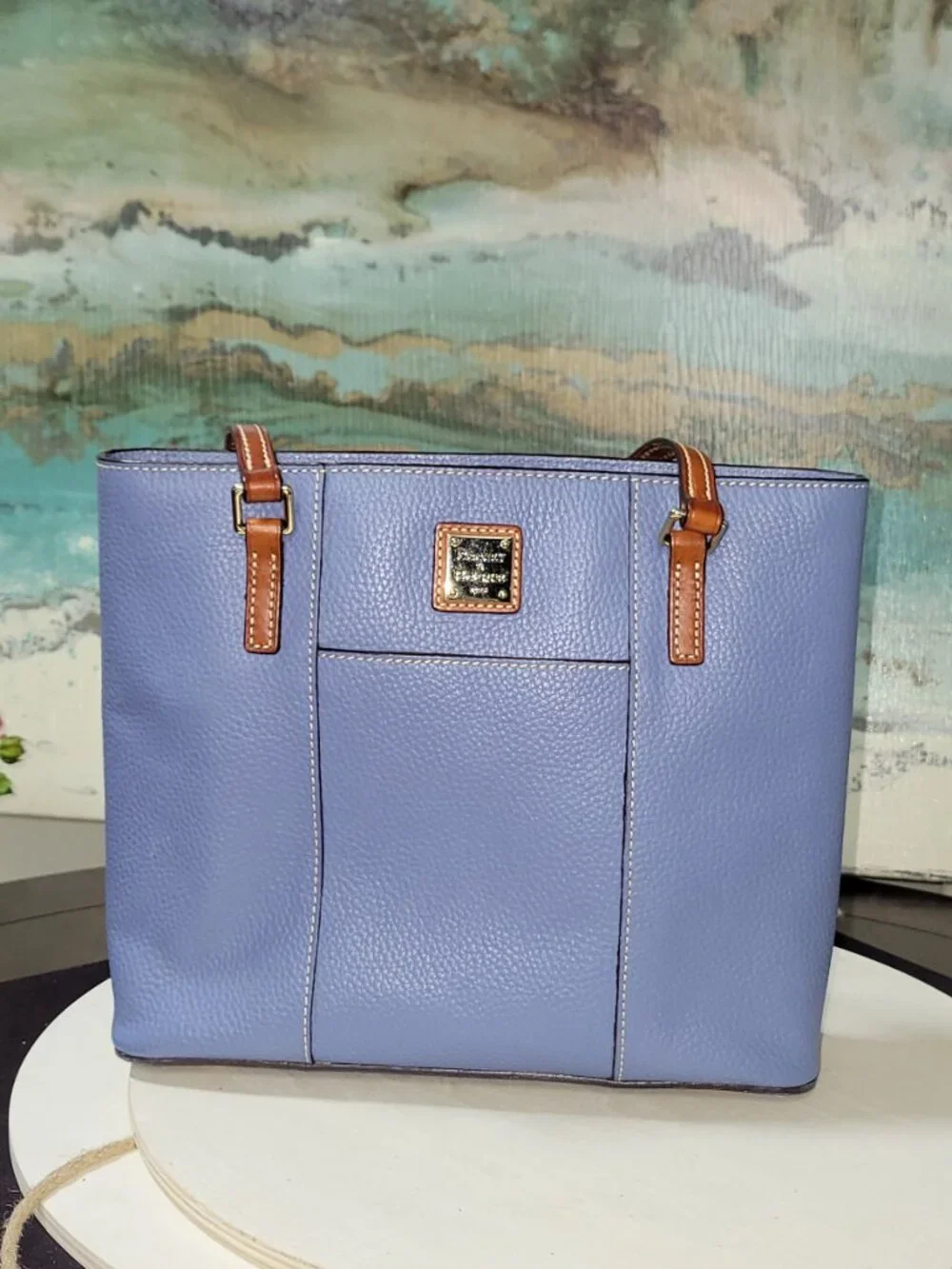 Dooney & Bourke  Small Lexington Shopper - Blue (Jeans)  [HL Item #HL10]